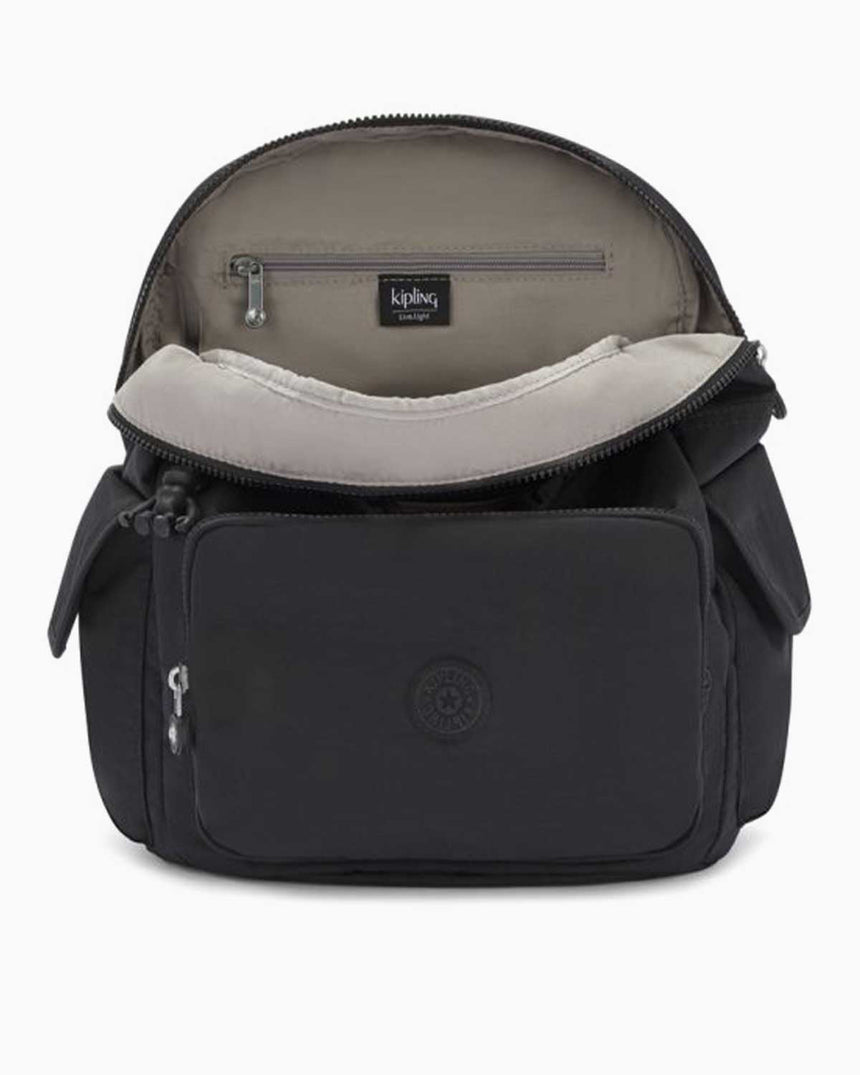 Kipling City Pack B Basic Kadın Sırt Çantası Black Noir