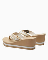 Tommy Hilfiger Wedge Beach Sandal Kadın Parmak Arası Terlik Harvest Wheat