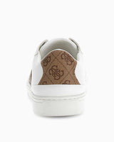 Guess Todi Monogram Detaylı Sneaker White Beige Brown