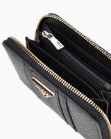 Guess Noreen Slg Medium Monogram Desenli Cüzdan Coal Logo