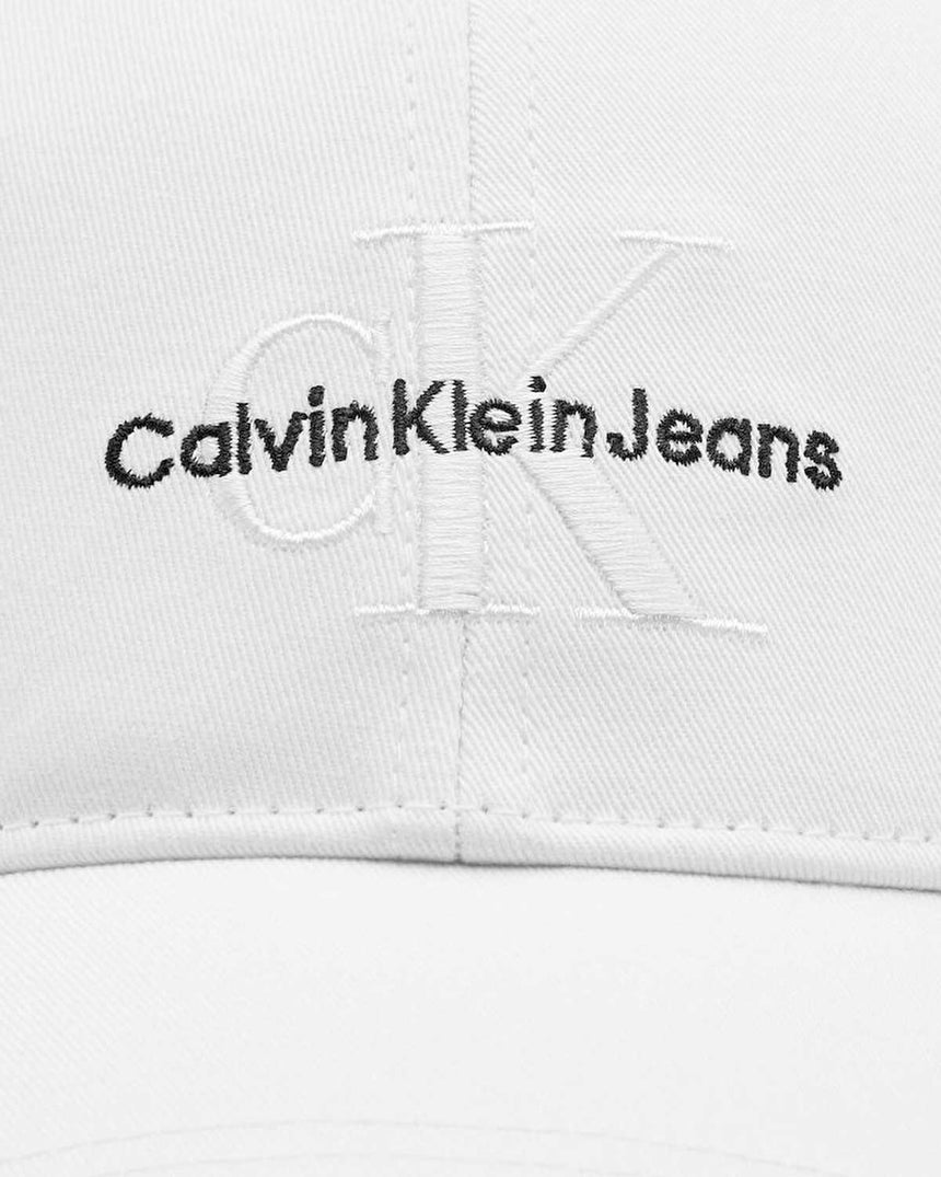 Calvin Klein Mono Logo Şapka Bright White