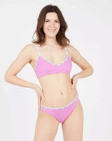 Calvin Klein Calvin Klein Logo Detaylı Brazilian Kadın Bikini Altı Helio Hue