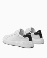 Calvin Klein Low Top Lace Up Sneaker White - Black