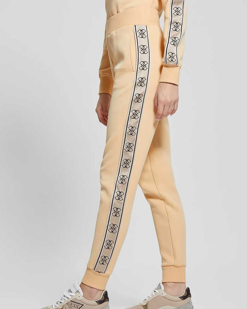Guess Britney Pamuklu Regular Fit Cepli Jogger Eşofman Altı Sandy Peach