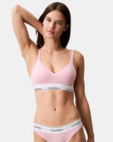 Calvin Klein Icon Cotton Modal Lift Bralette Buff Pink