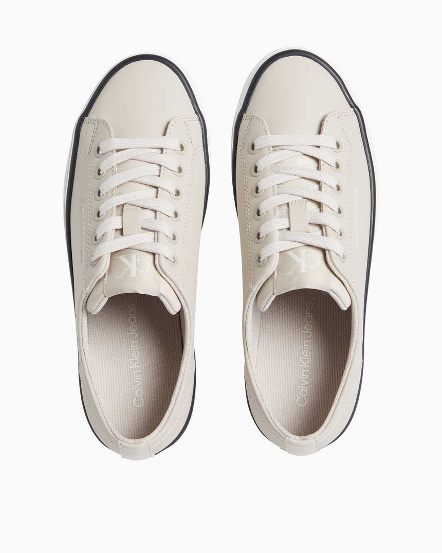 Calvin Klein Bold Flatform Sneaker Eggshell/Bright White/Black