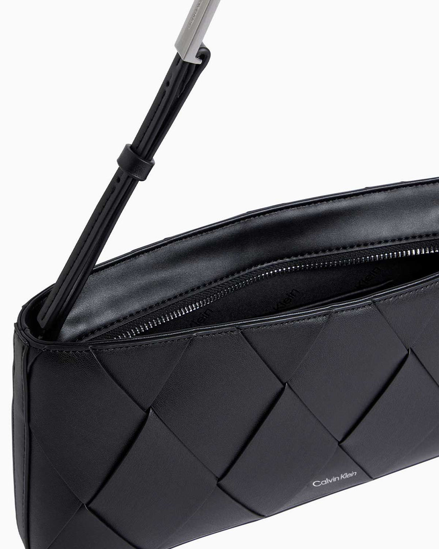 Calvin Klein Elongated Shoulder Bag Omuz Çantası CK Black