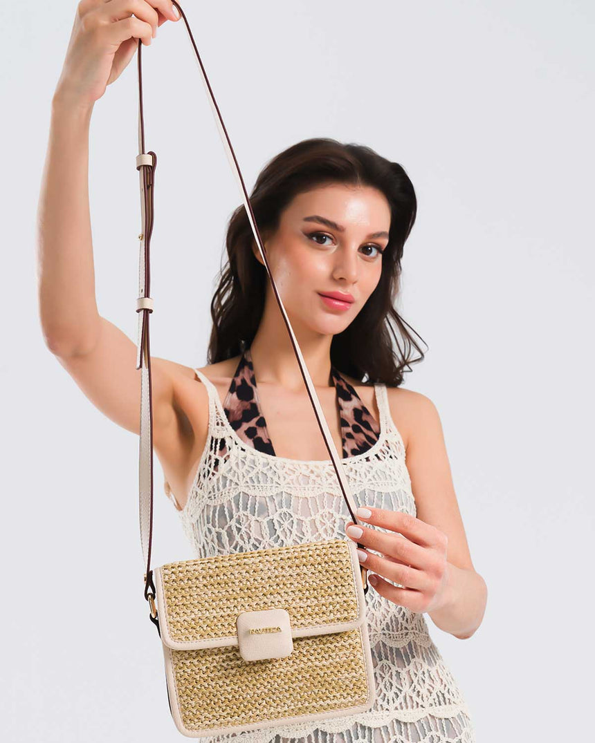 Nautica Logolu El Çantası Bej - Bej