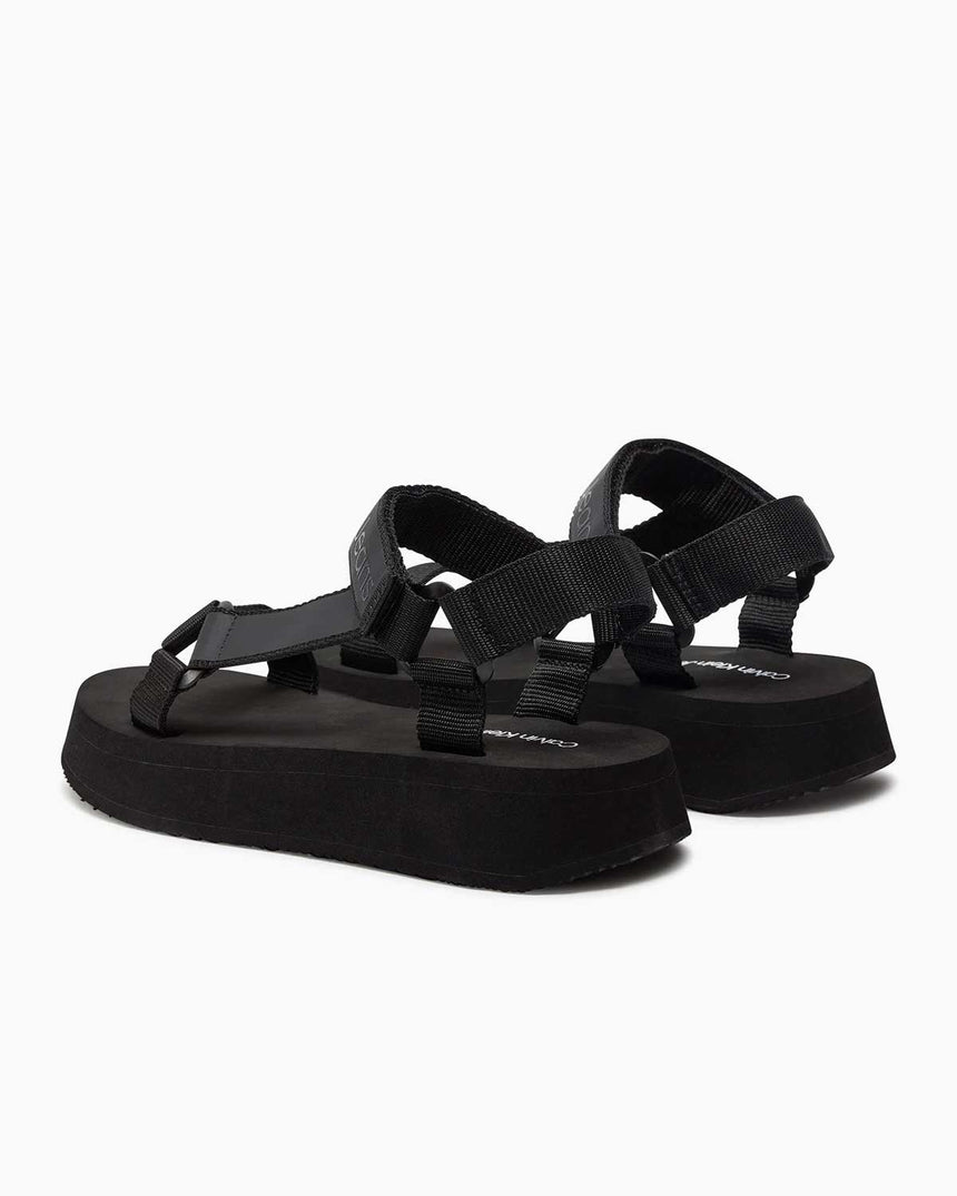 Calvin Klein Velcro Flat Sandalet Black