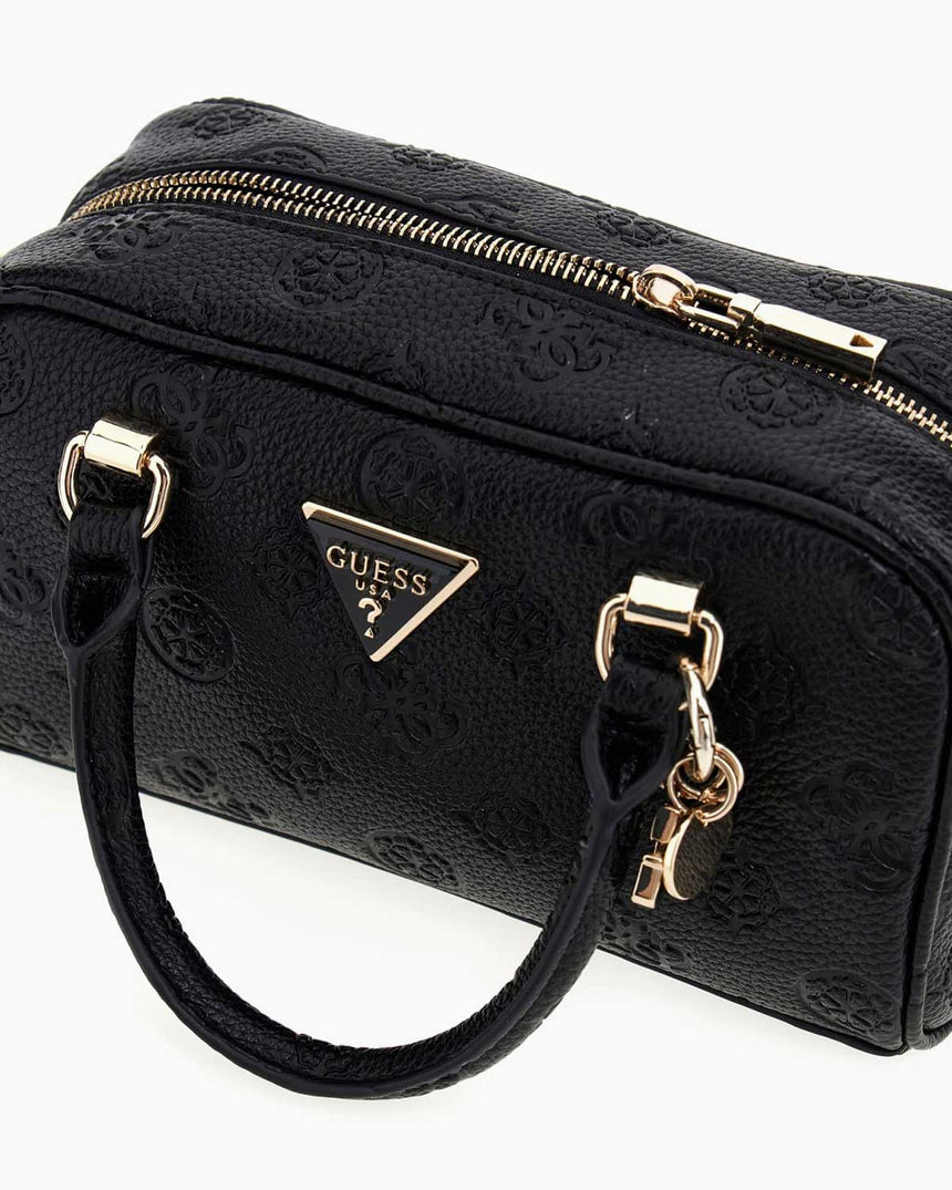 Guess Cresidia Small Satchel El Çantası Black