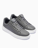 Calvin Klein Jeans Chunky Cupsole Clean Low Top Sneaker Charcoal Grey/Bright White