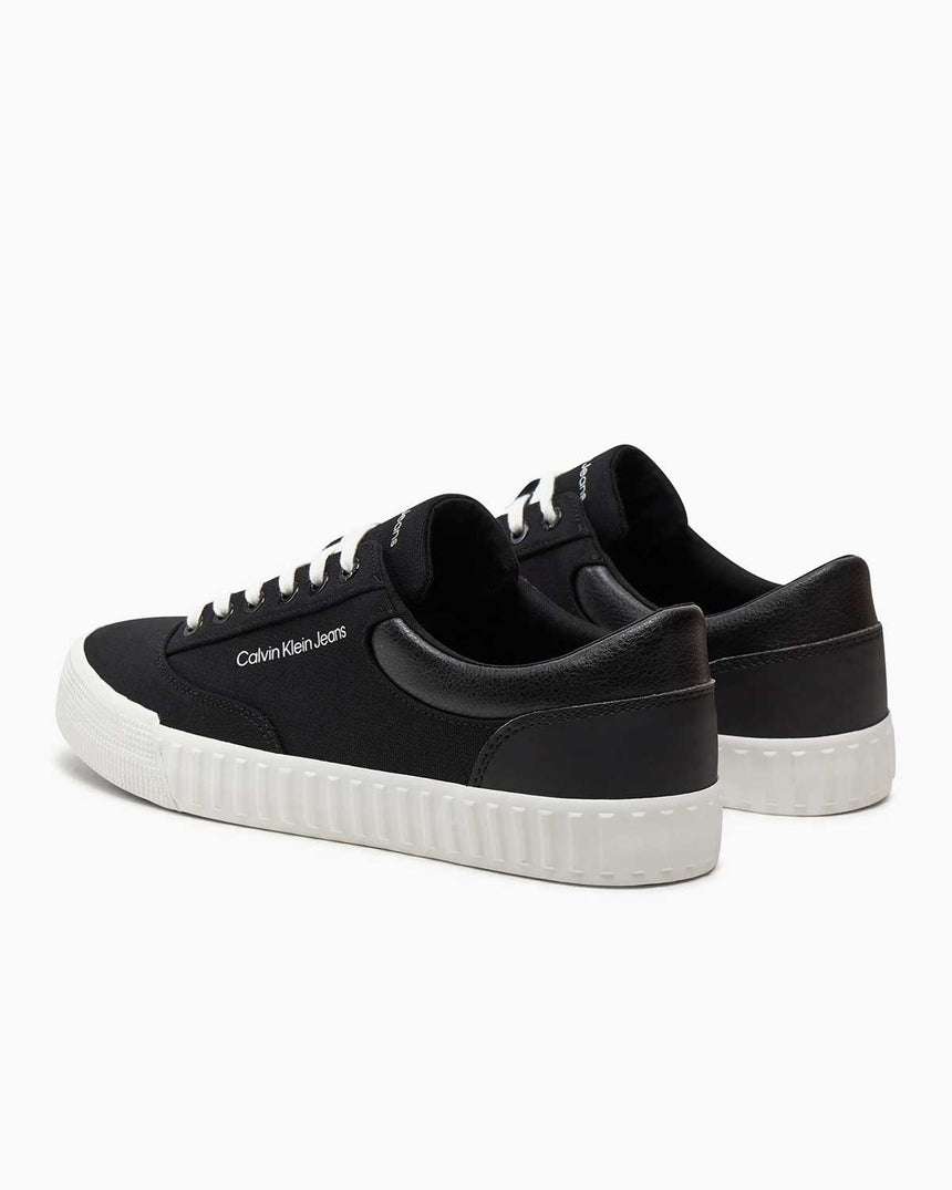 Calvin Klein Skater Lace Up Sneakers Black/Bright White