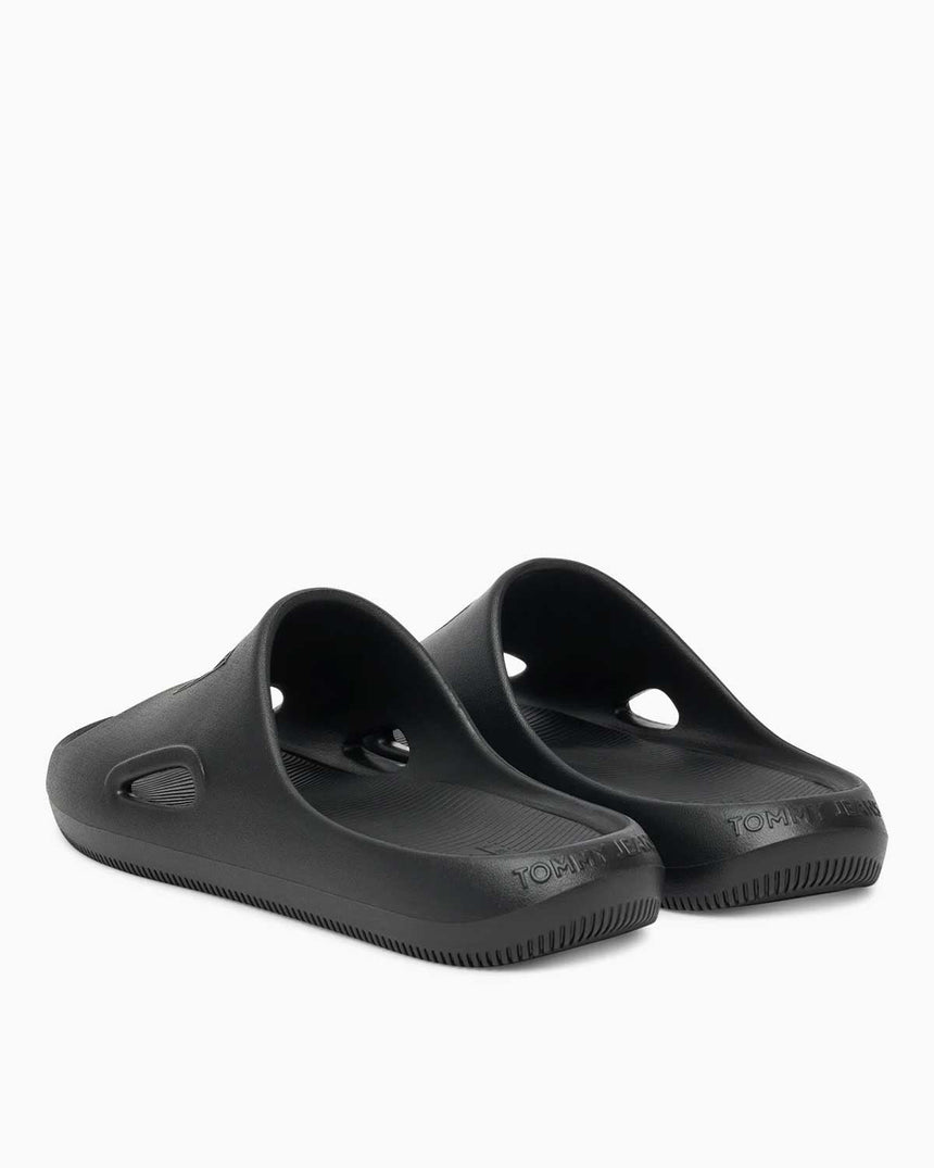 Tommy Hilfiger Kai Sportif Erkek Havuz Terlik Black