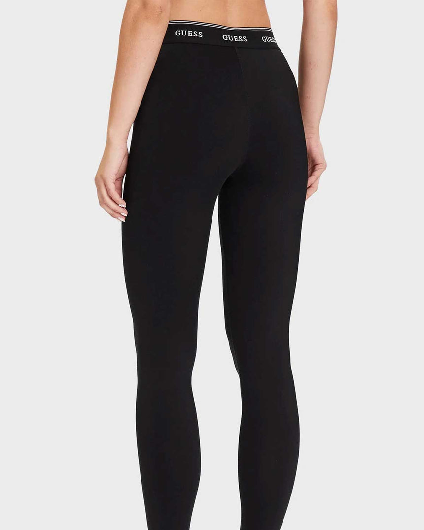 Guess Alba Kadın Aktif Tayt Jet Black A996