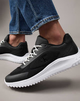 Calvin Klein Eva Runner Low Sneaker Ck Black/Bright White