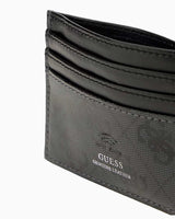 Guess Mito Monogram Card Case Kartlık Black