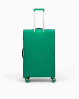 Benetton Logolu Kumaş Orta Boy Valiz Yeşil