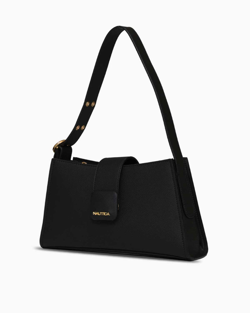 Nautica Logolu Omuz Çantası Siyah