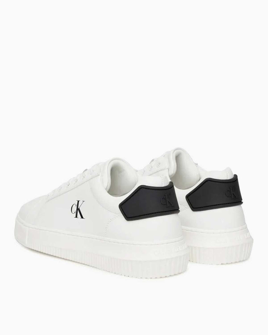 Calvin Klein Malmo Yama Detaylı Topuk Erkek Sneaker Bright White/Black