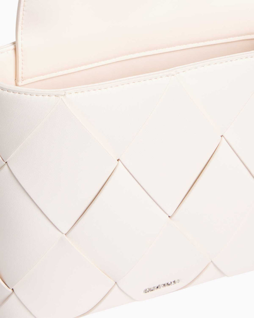 Calvin Klein Square Crossover Çapraz Askılı Çanta Chalk