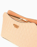 Guess Betula Zincir Detaylı Parlak Omuz Çantası Apricot