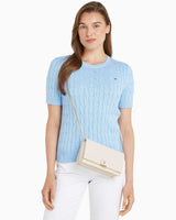 Tommy Hilfiger Heritage Flap Chain Çapraz Askılı Çanta Sugarcane