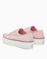 Calvin Klein Graz Flatform Logo Etiketli Kadın Pamuk Sneaker Sweet Pink/Cappuccino