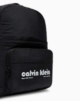 Calvin Klein Grafik Logolu Çok Fonksiyonlu Erkek Sırt Çantası Black