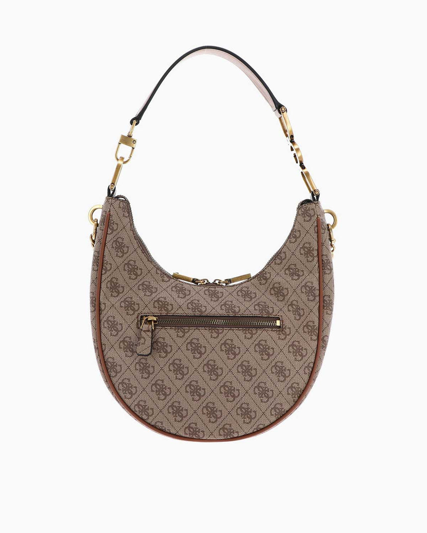 Guess Dagan Convertile Zincir Detaylı Omuz Çantası Latte Logo