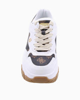 Guess Logolu Kalın Tabanlı Sneaker White Brown