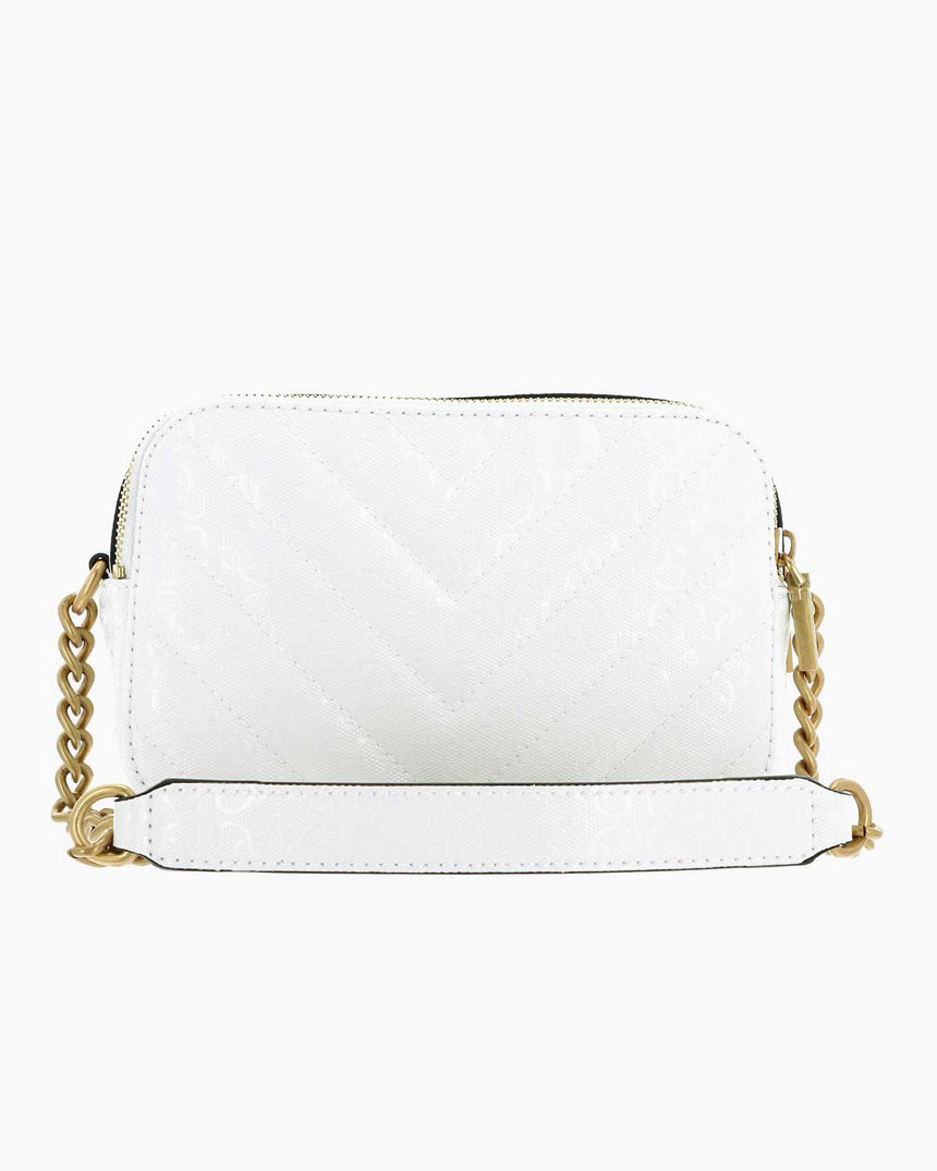 Guess Jania Crossbody Zincirli Çapraz Askılı Çanta White