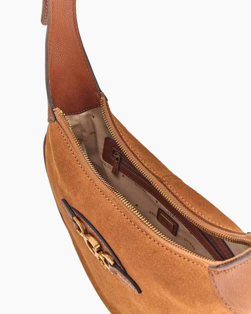 Guess Malva Hobo Süet Omuz Çantası