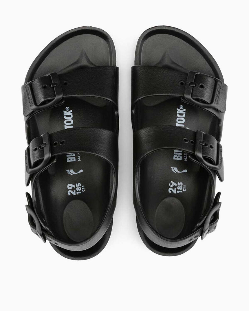Birkenstock Milano Eva Çocuk Sandalet Siyah