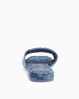 Guess Tarishae Denim Logolu Terlik Blue