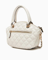 Guess Giully Mini Satchel El Çantası Off White