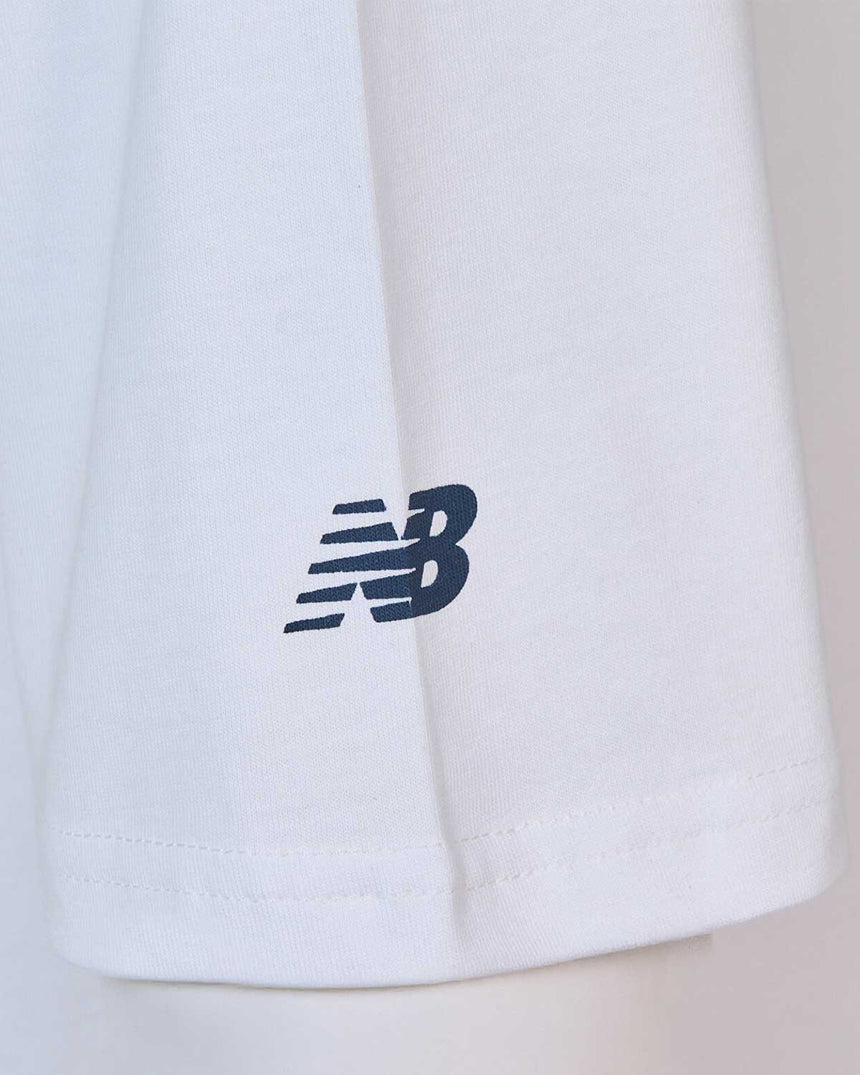 New Balance Lifestlye Erkek Tshirt Beyaz
