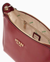 Guess Eco Evaine Zincir Detaylı Omuz Çantası Red