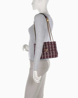 Guess Giully Convertible El Çantası Burgundy Multi