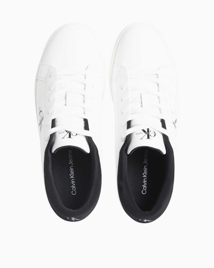 Calvin Klein Jeans Classic Cupsole Lace Up Sneaker Bright White/Black