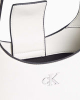 Calvin Klein Jeans Minimal Monogram Shoulder Omuz Çantası Creamy White