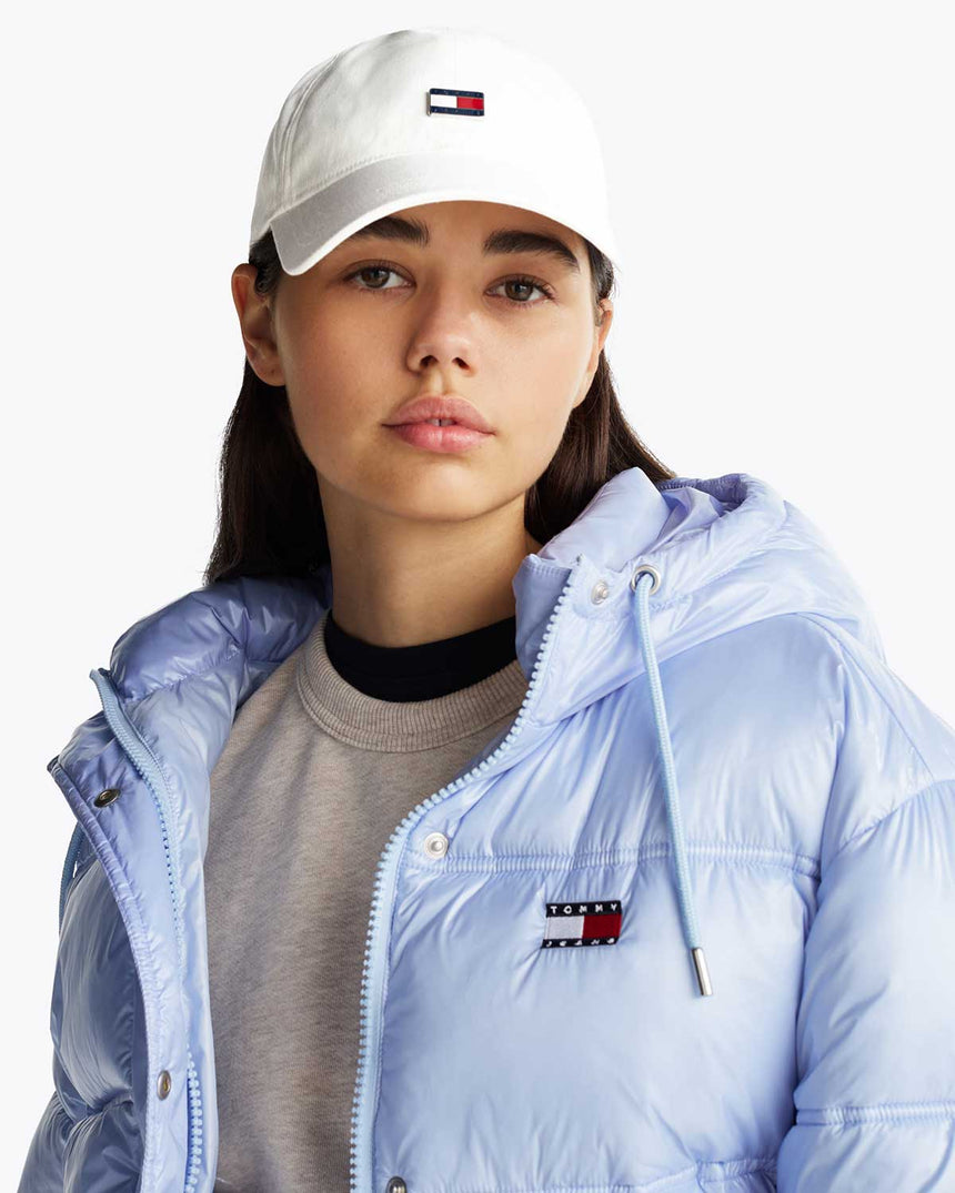 Tommy Hilfiger Heritage Plaque Logolu Şapka Ancient White