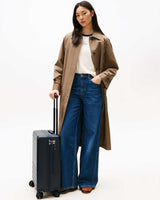 Tommy Hilfiger Suitcase Carry On Kabin Boy Valiz Space Blue