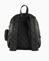 Guess Power Play Tech Backpack Monogram Sırt Çantası Coal Logo