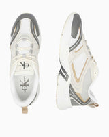 Calvin Klein Retro Tennis Logo Detaylı Sneakers Bright White/C White/Charcoal Grey