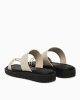 Calvin Klein Zadar Halat Detaylı Yumuşak Kadın Sandalet Eggshell/Black