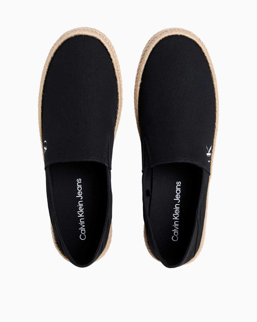 Calvin Klein Espadrilles Logolu Ayakkabı CK Black