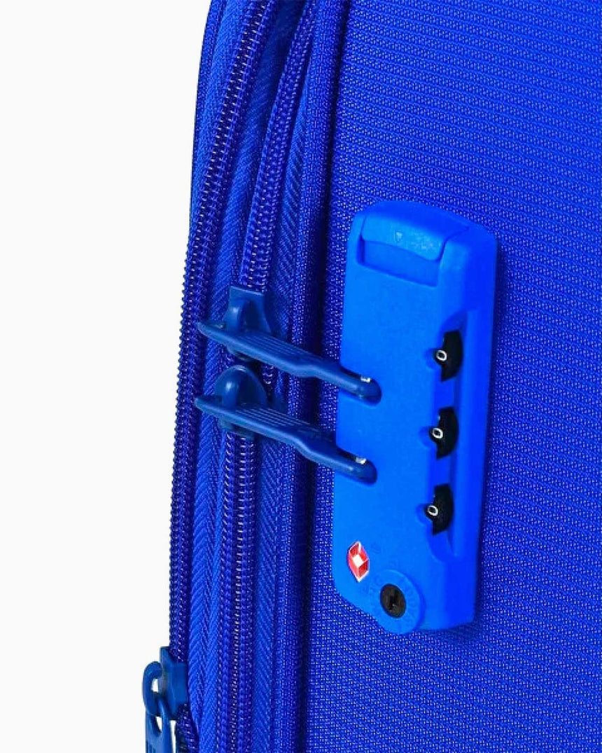 Benetton Logo Detaylı Kabin Boy Kumaş Valiz