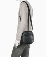 Calvin Klein Elevated Pu Reporter S Erkek Çapraz Askılı Çanta Ck Black Smooth