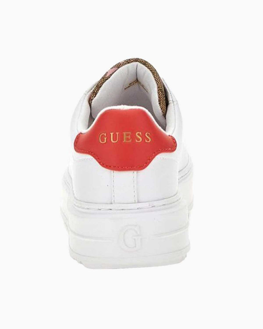 Guess Denesa Logo Snekaer White Red