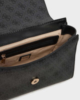 Guess Nolana Handle Flap Monogram El Çantası